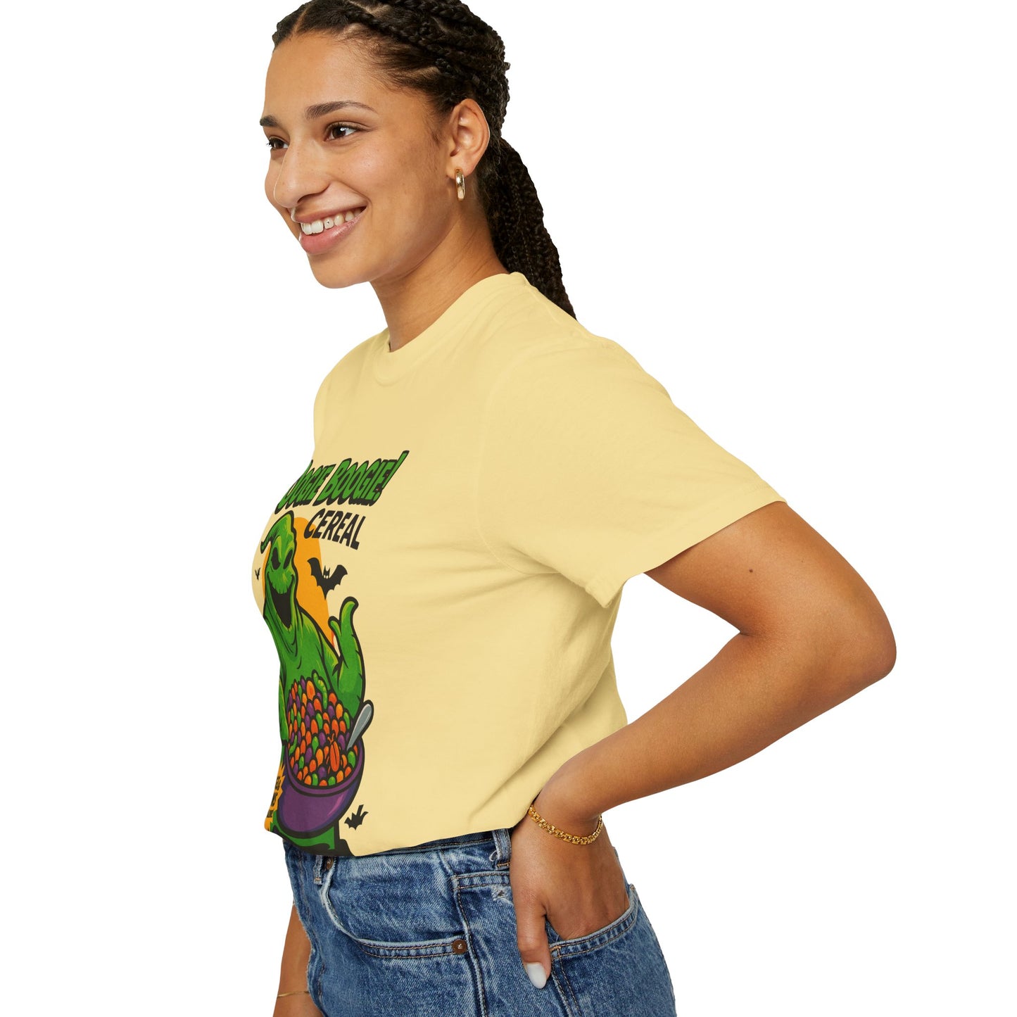 Oogie Boogie Cereal Unisex T-Shirt, Halloween Tee, Cartoon Apparel, Gifts for Fans, Unique Graphic Shirt, Spooky Style