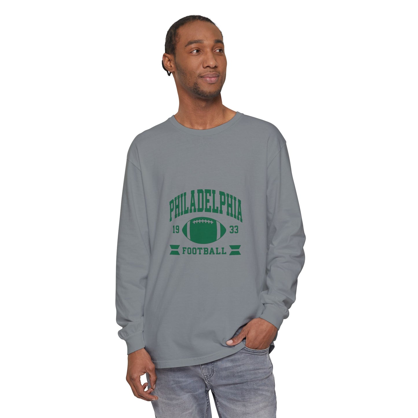 Vintage Philadelphia Football Long Sleeve T-Shirt
