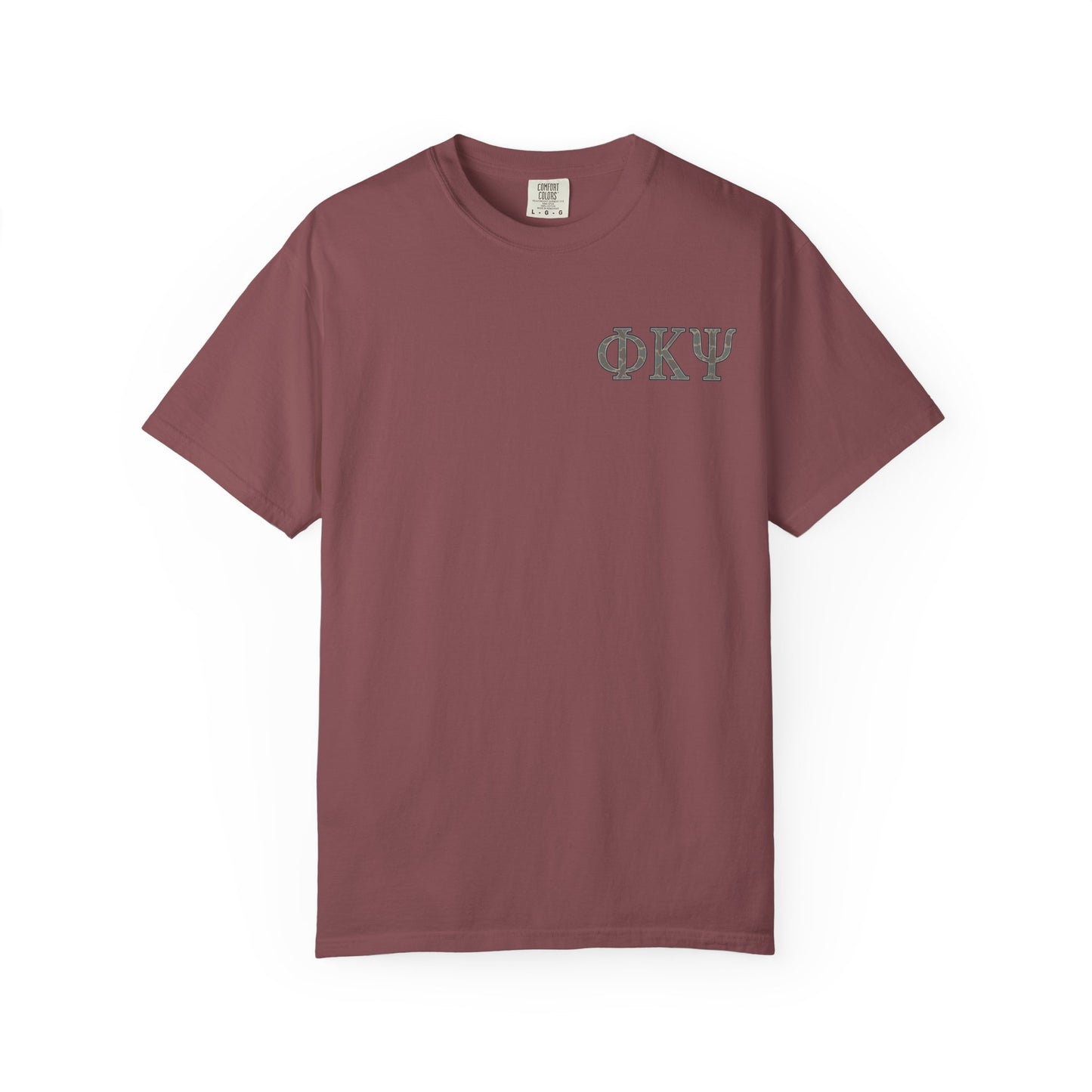 Unisex Garment-Dyed T-shirt with PiKappaPsi Design, Casual Tee, College Apparel, Greek Life Shirt, Unique Gift, Brotherhood T-shirt
