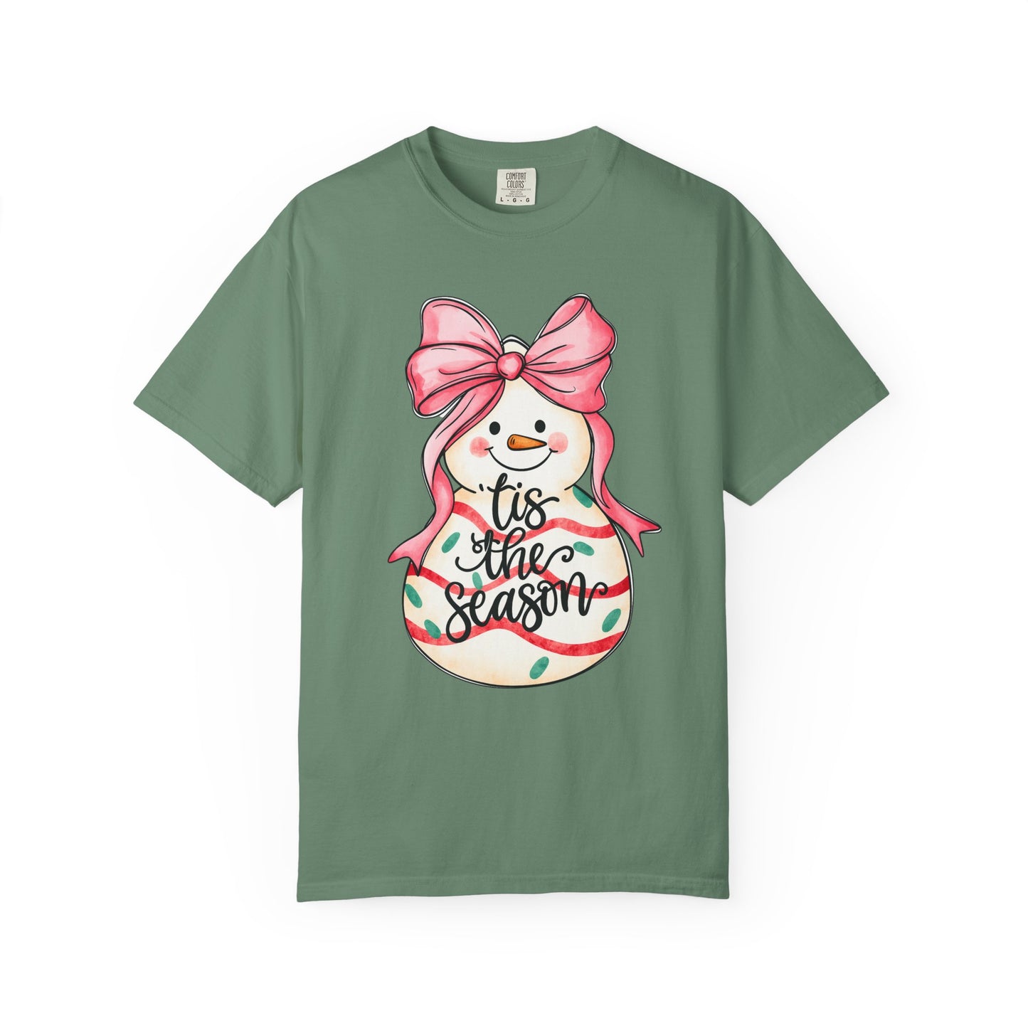 Festive Snowman T-Shirt - 'Tis the Season