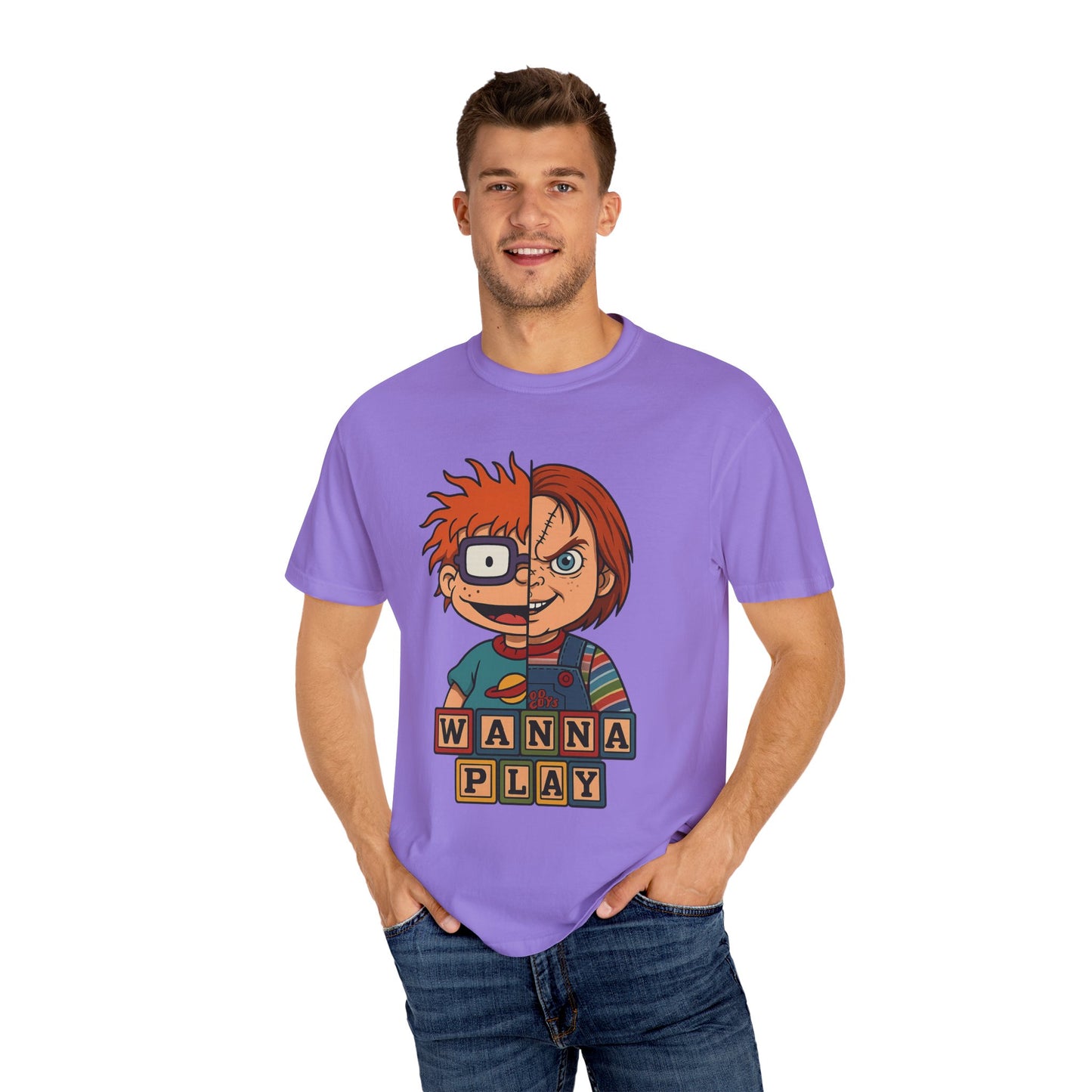 Two Faced Halloween Chucky-Inspired Unisex T-Shirt