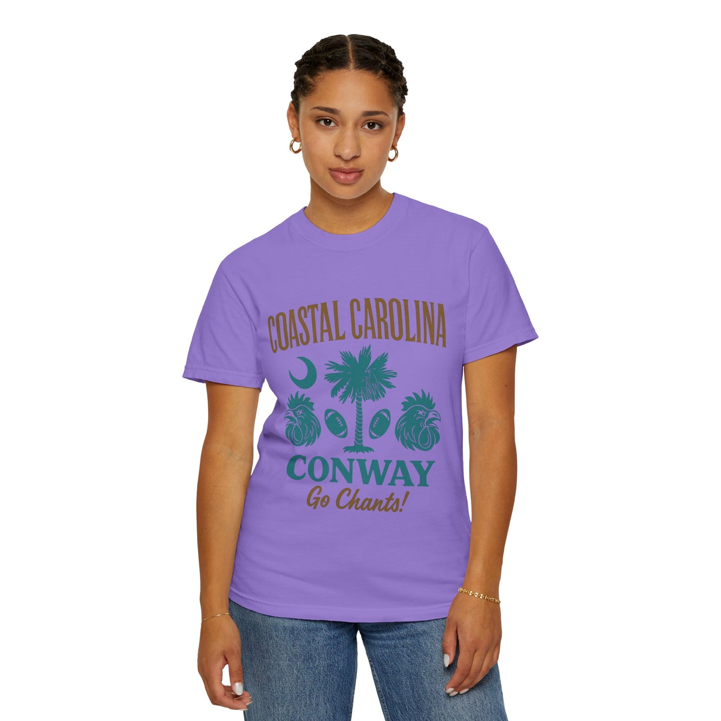 Go Chants T-Shirt, Unisex Garment-Dyed Tee, Beachwear, College Apparel, Summer Vibes
