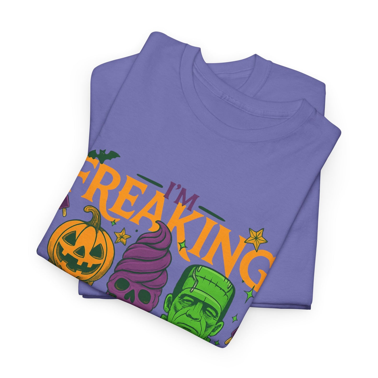 Halloween Unisex Heavy Cotton Tee, Fun Fall Shirt, Halloween Costume Top, Spooky Party Tee, Trick or Treat Apparel