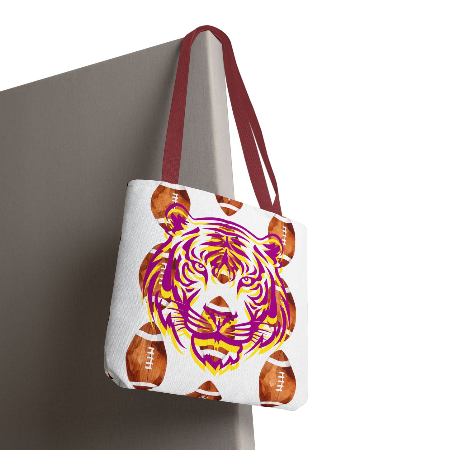 Vibrant Tiger Print Tote Bag - LSU Fans Gift