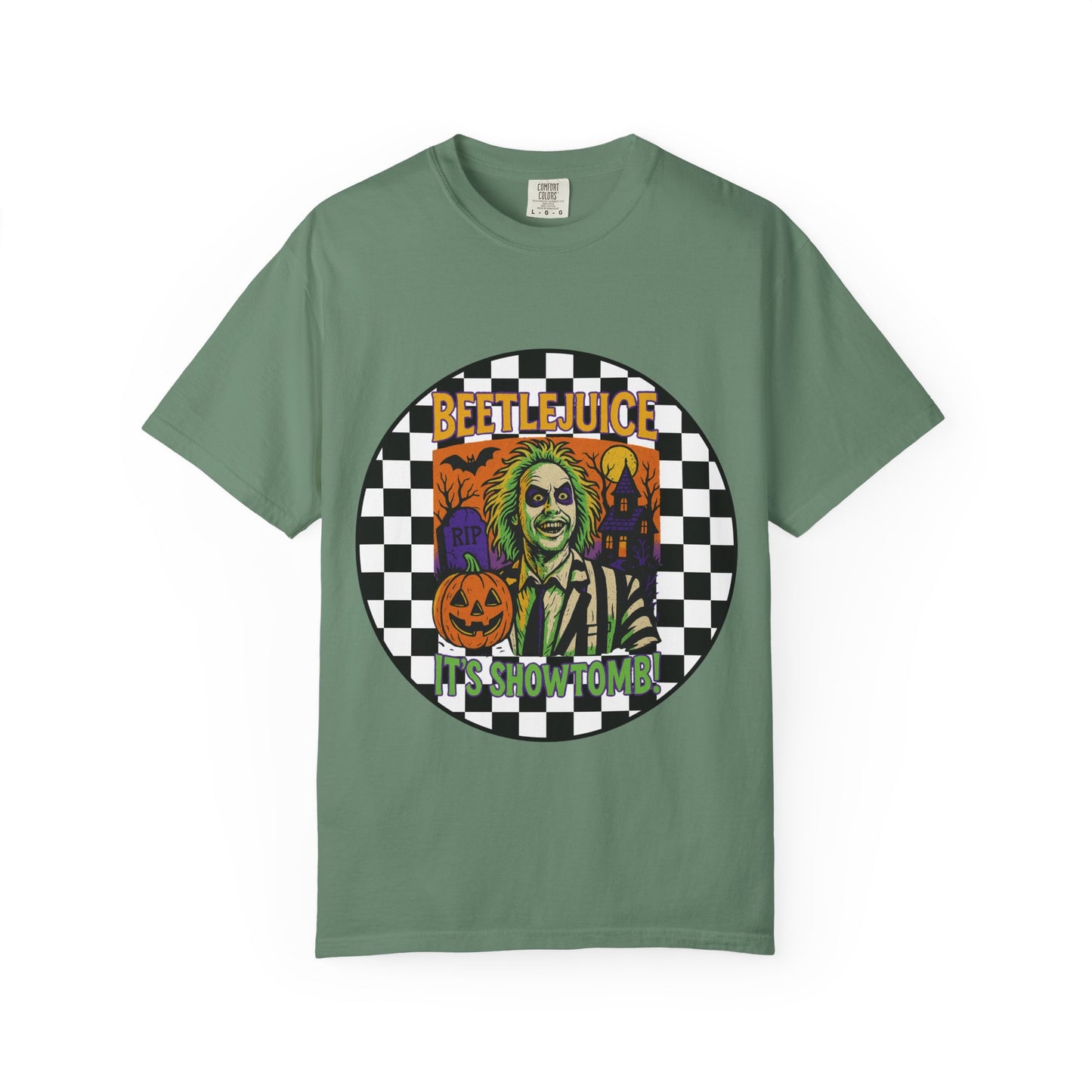Beetlejuice Unisex T-shirt, Spooky Graphic Tee, Halloween Costume Shirt, Movie Fan Apparel, Eerie Clothing Gift