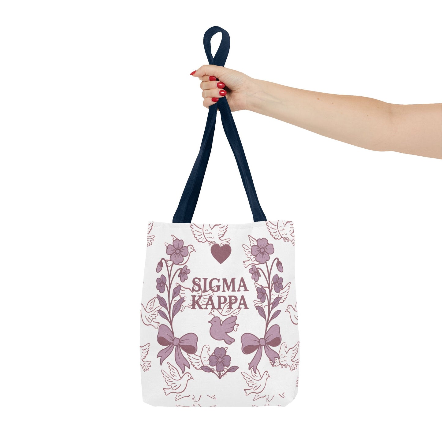 Sigma Kappa Floral Tote Bag | Sorority Gift, Eco-Friendly Carry-All, College Accessory, Stylish Shopping Bag, Chic Beach Tote