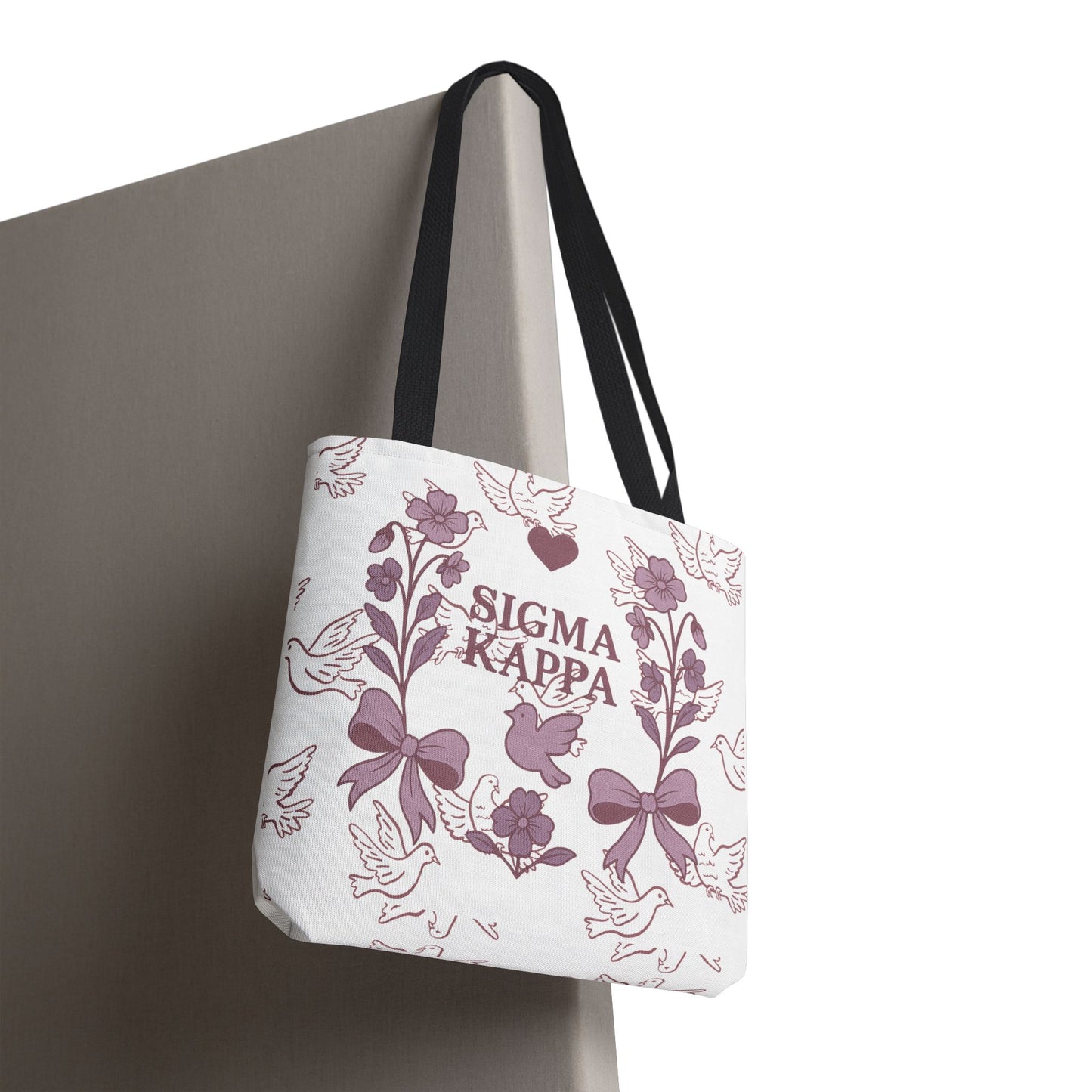 Sigma Kappa Floral Tote Bag | Sorority Gift, Eco-Friendly Carry-All, College Accessory, Stylish Shopping Bag, Chic Beach Tote