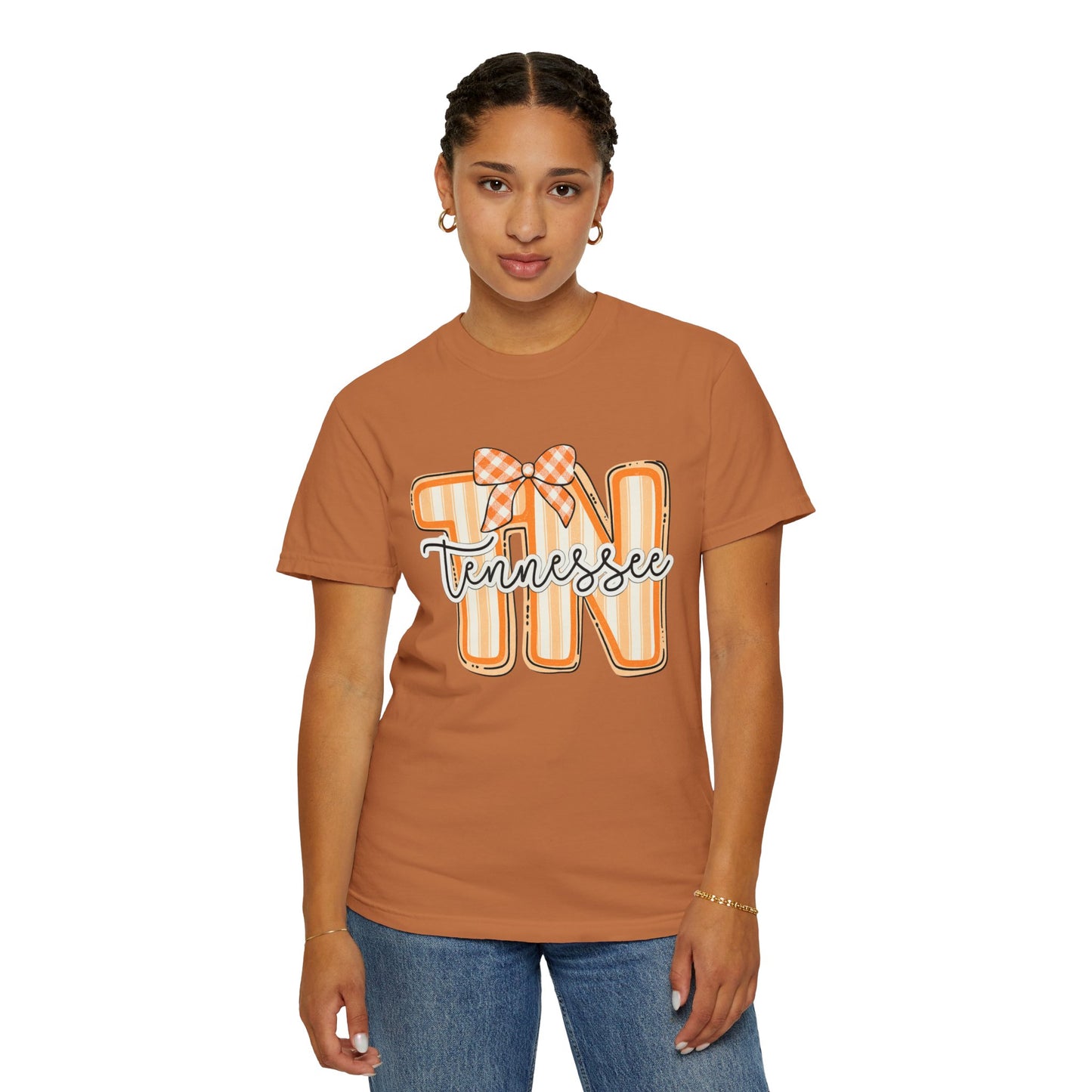 T-Shirt Tennessee Bow State Southern Pride Casual Wear Gift