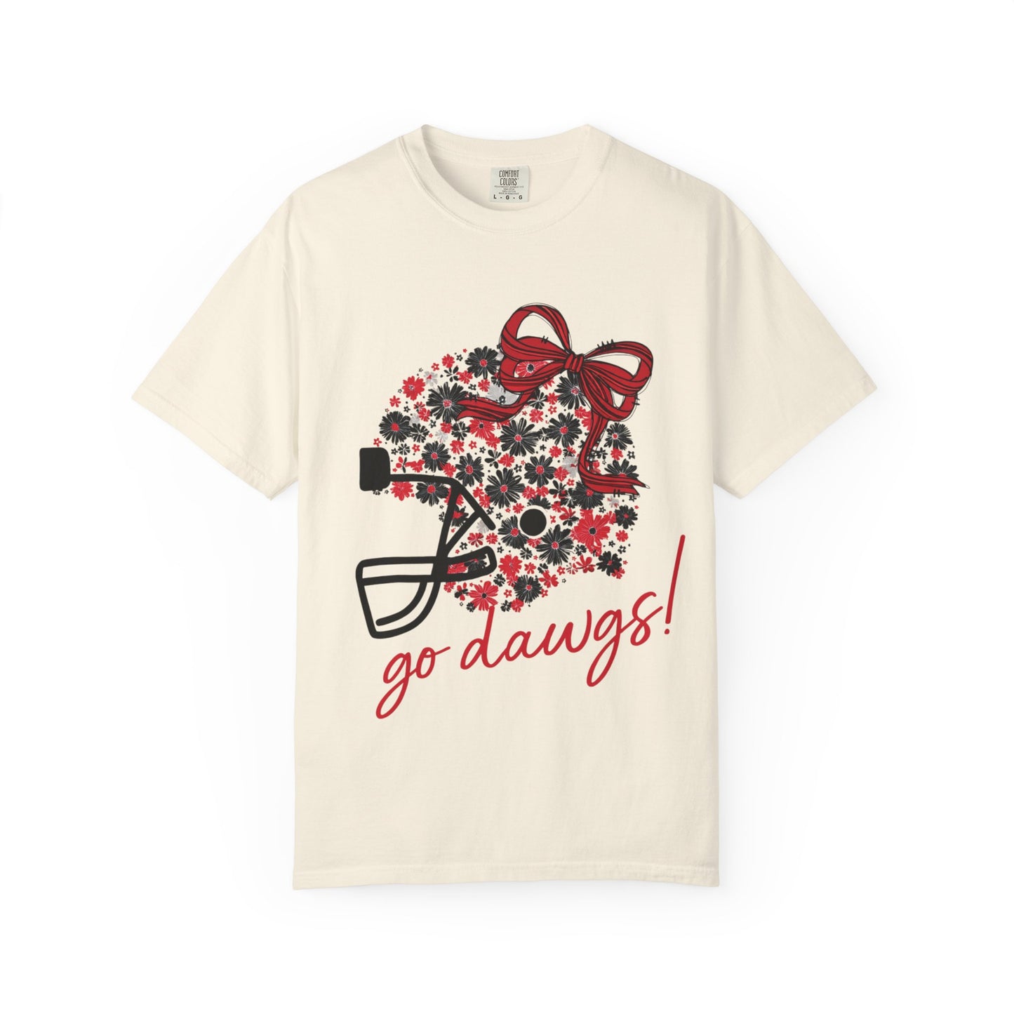 Floral Game Day T-Shirt for Fans, Unisex Apparel, Sports Tee for Tailgating, Perfect for Football Season, Gift for Team Supporters
