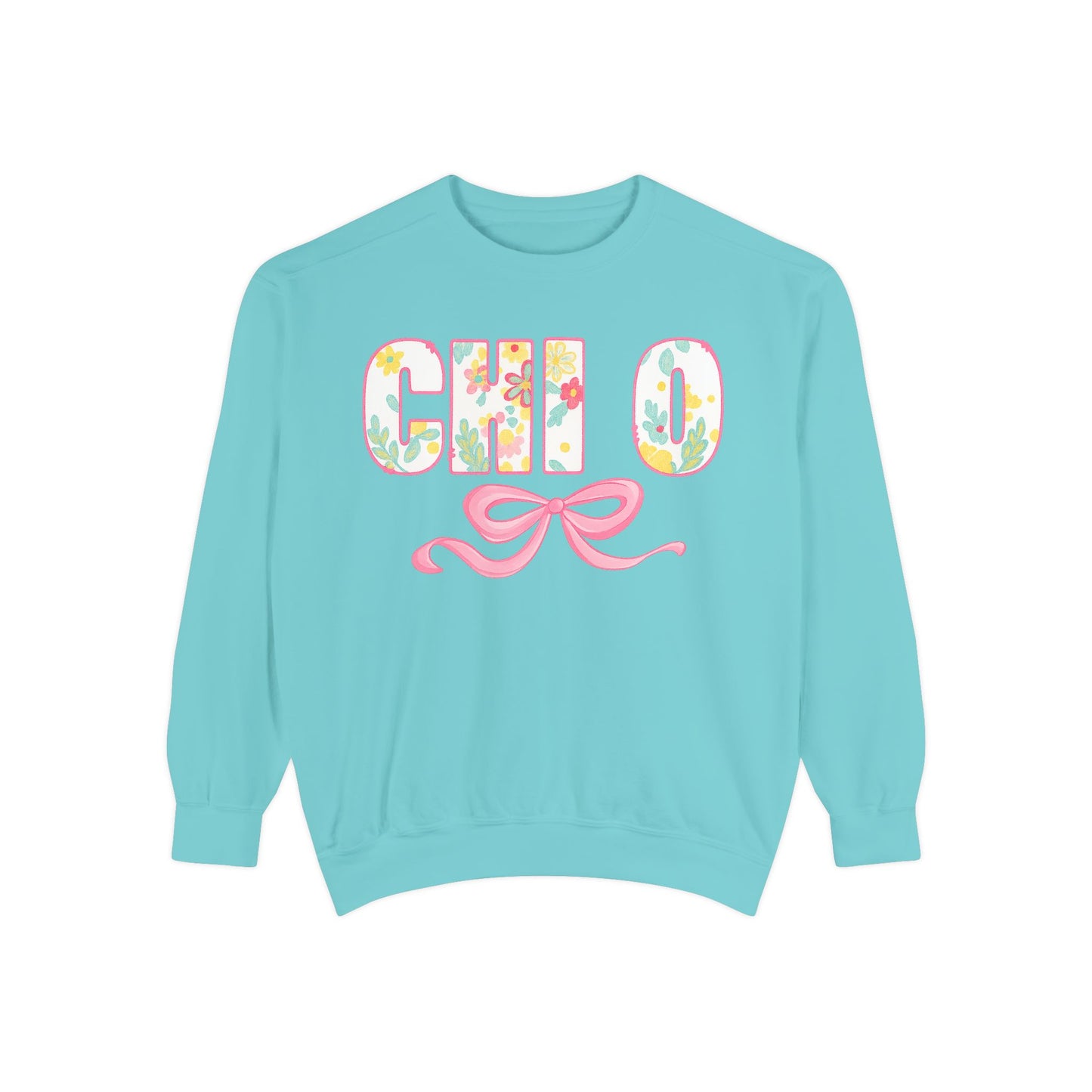 Colorful Floral Chill O Unisex Sweatshirt | Spring Fashion, Gift for Her