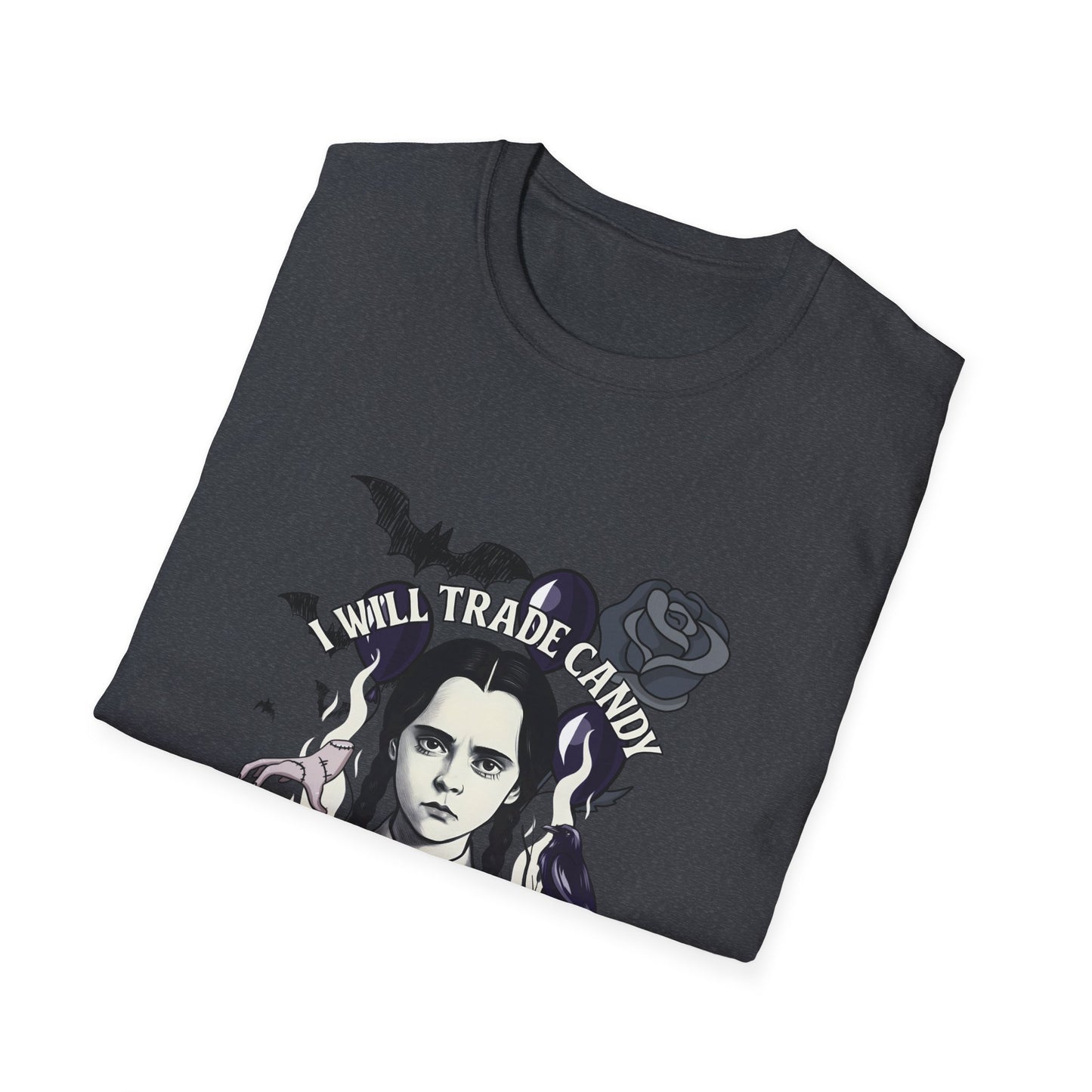 Gothic Family Tribute Unisex Tee - Halloween Dark Aesthetic Apparel