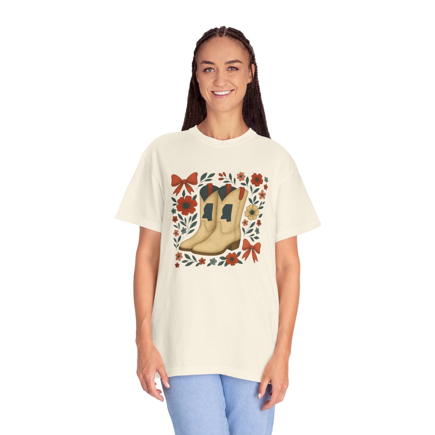 Mississippi Coquette Bow Unisex Tee - Ole Miss Fan Gift