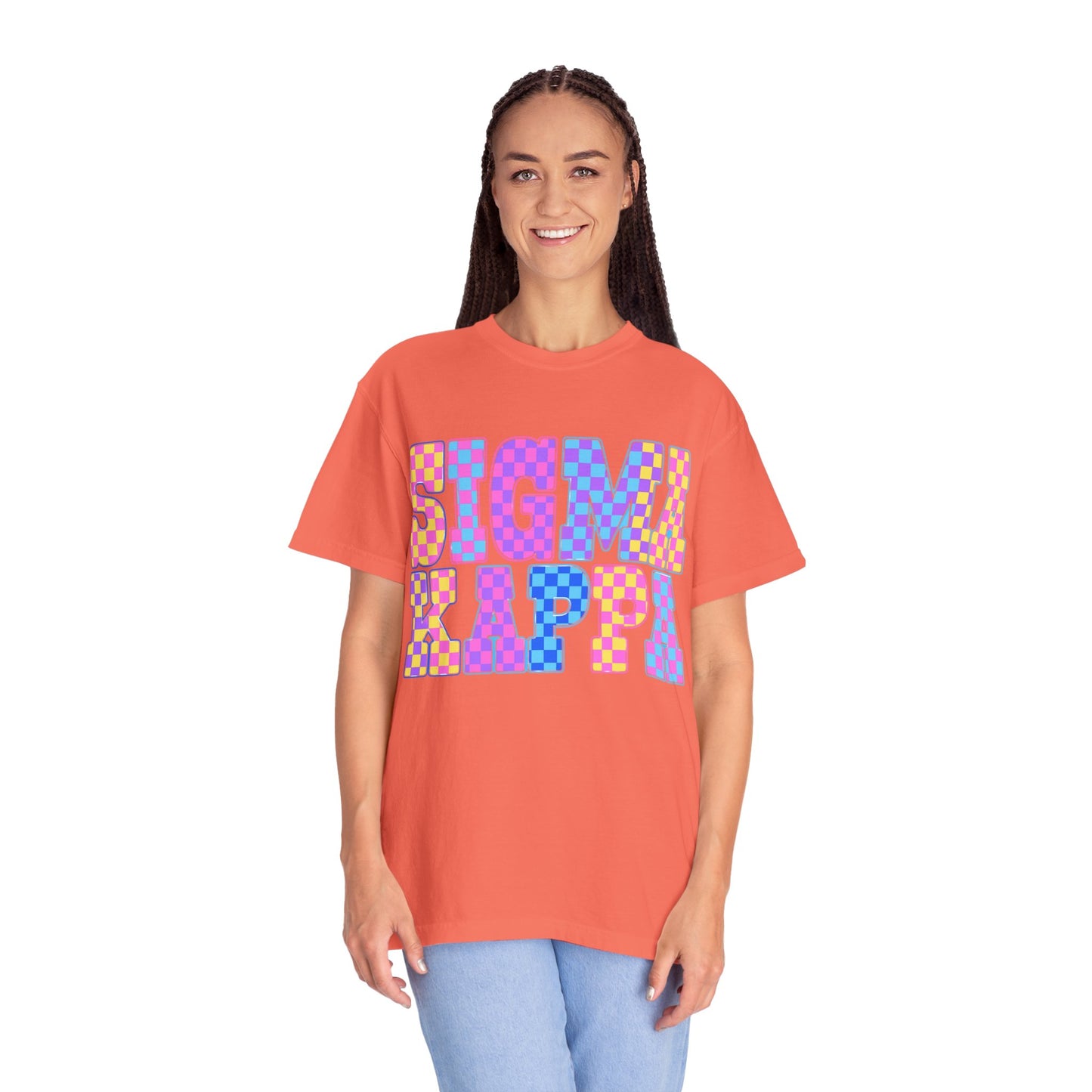 Colorful SigmaKappa T-Shirt - Unisex Garment-Dyed
