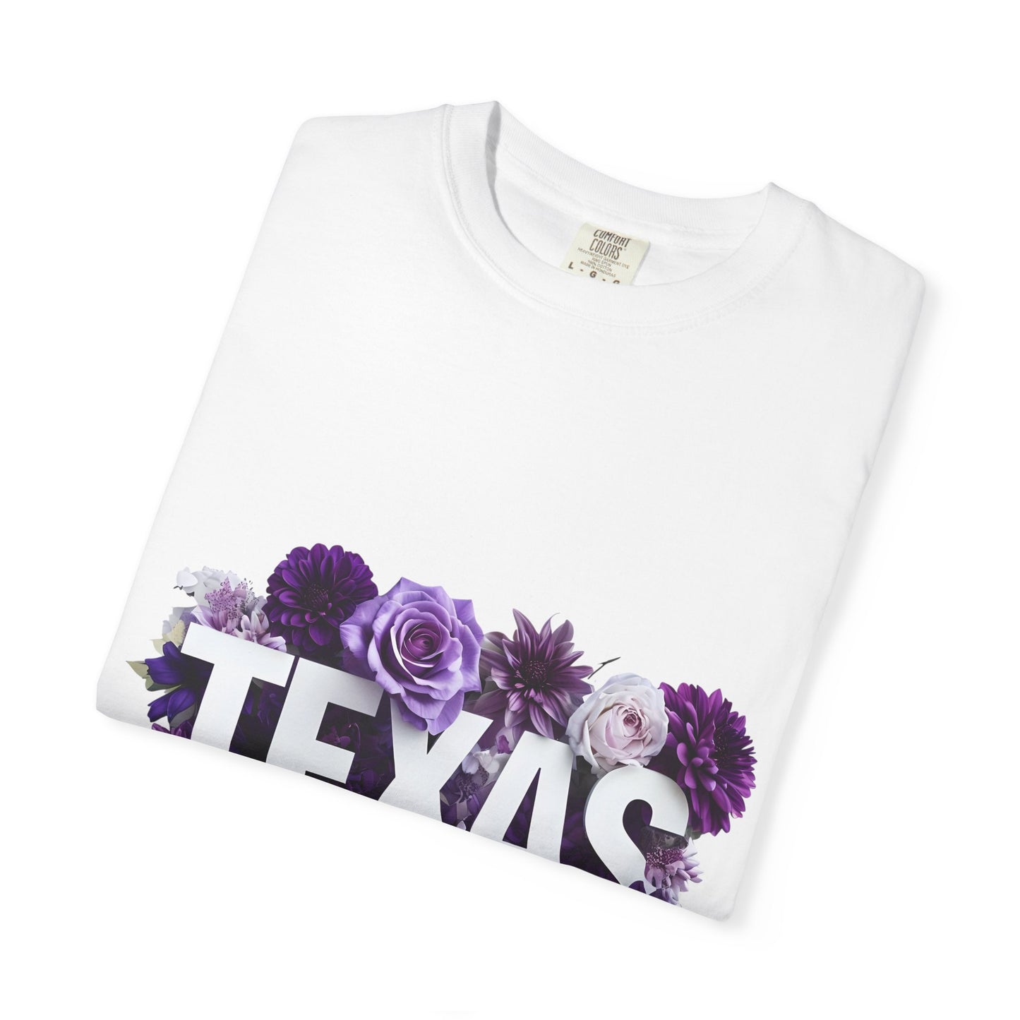 Texas Floral T-Shirt, Unisex Aesthetic Tee, Summer Outfit, Gift for Texan, Casual Style Shirt, Travel Souvenir Shirt