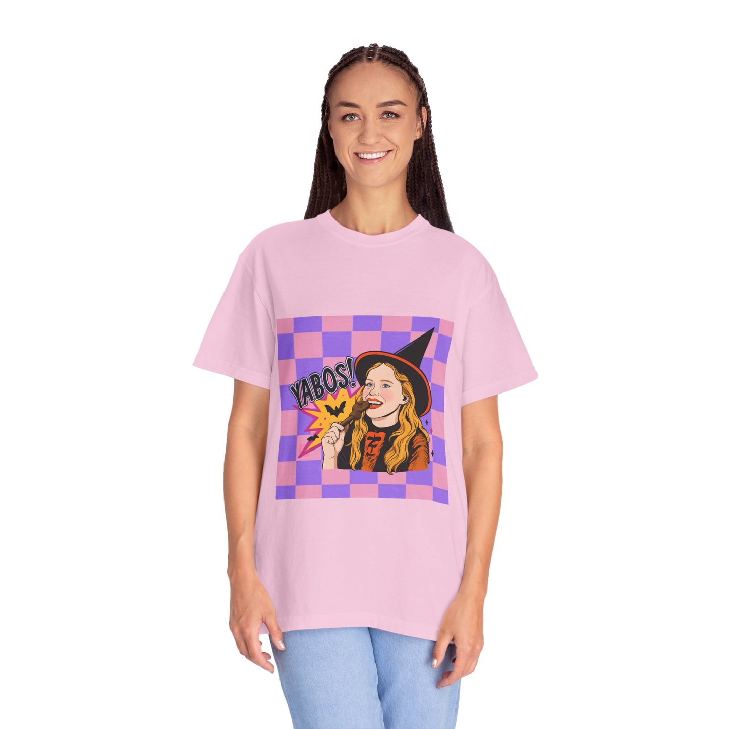 Witchy Vibes T-shirt - Yabos Graphic Tee, Cute Halloween Shirt, Unisex Funny Costume Top, October Celebration Attire, Gift for Witch Lovers