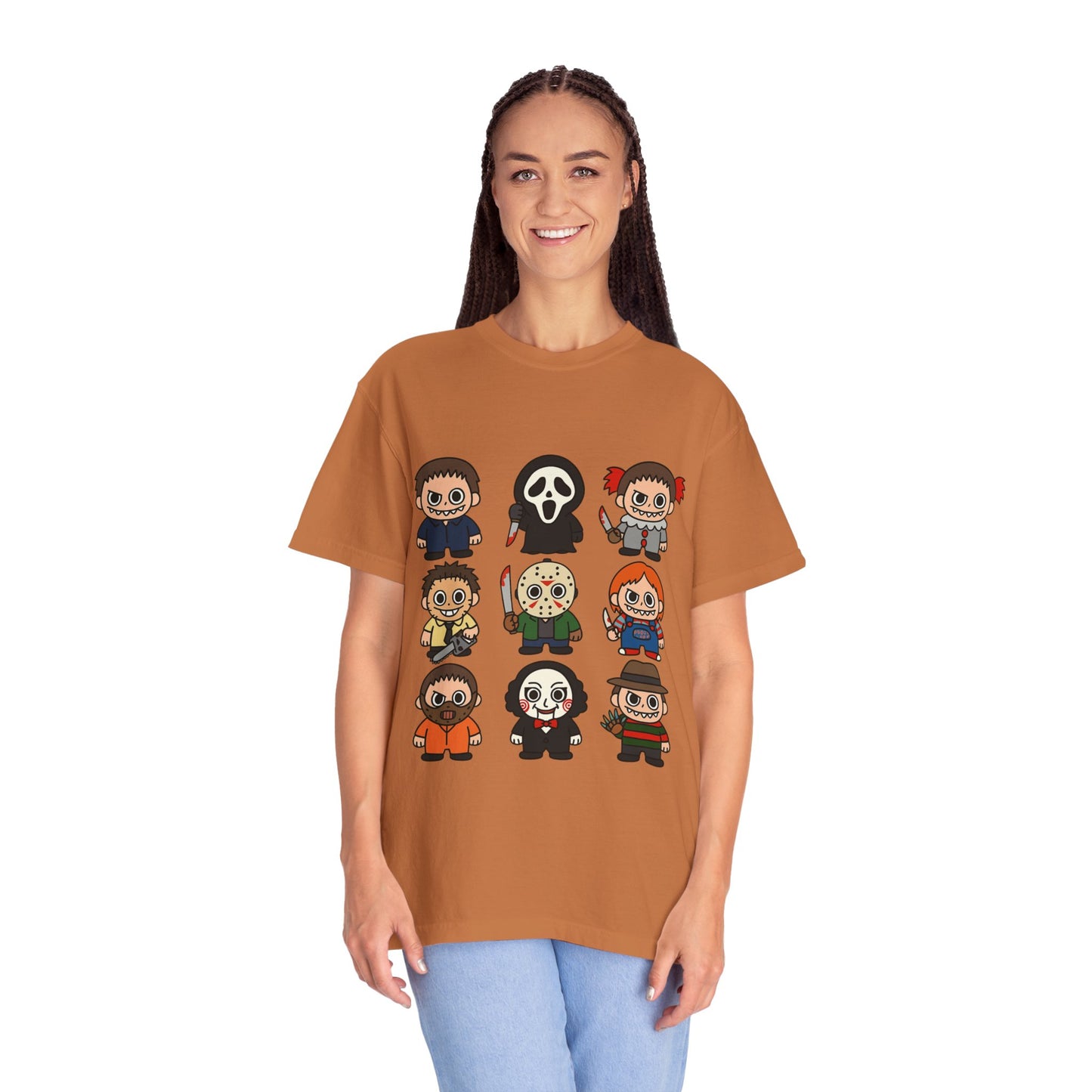 Pop Culture Horror Character T-Shirt, Unisex Tee, Halloween Tee, Horror Movie Merch, Funny Graphic Shirt, Gift for Horror Fans