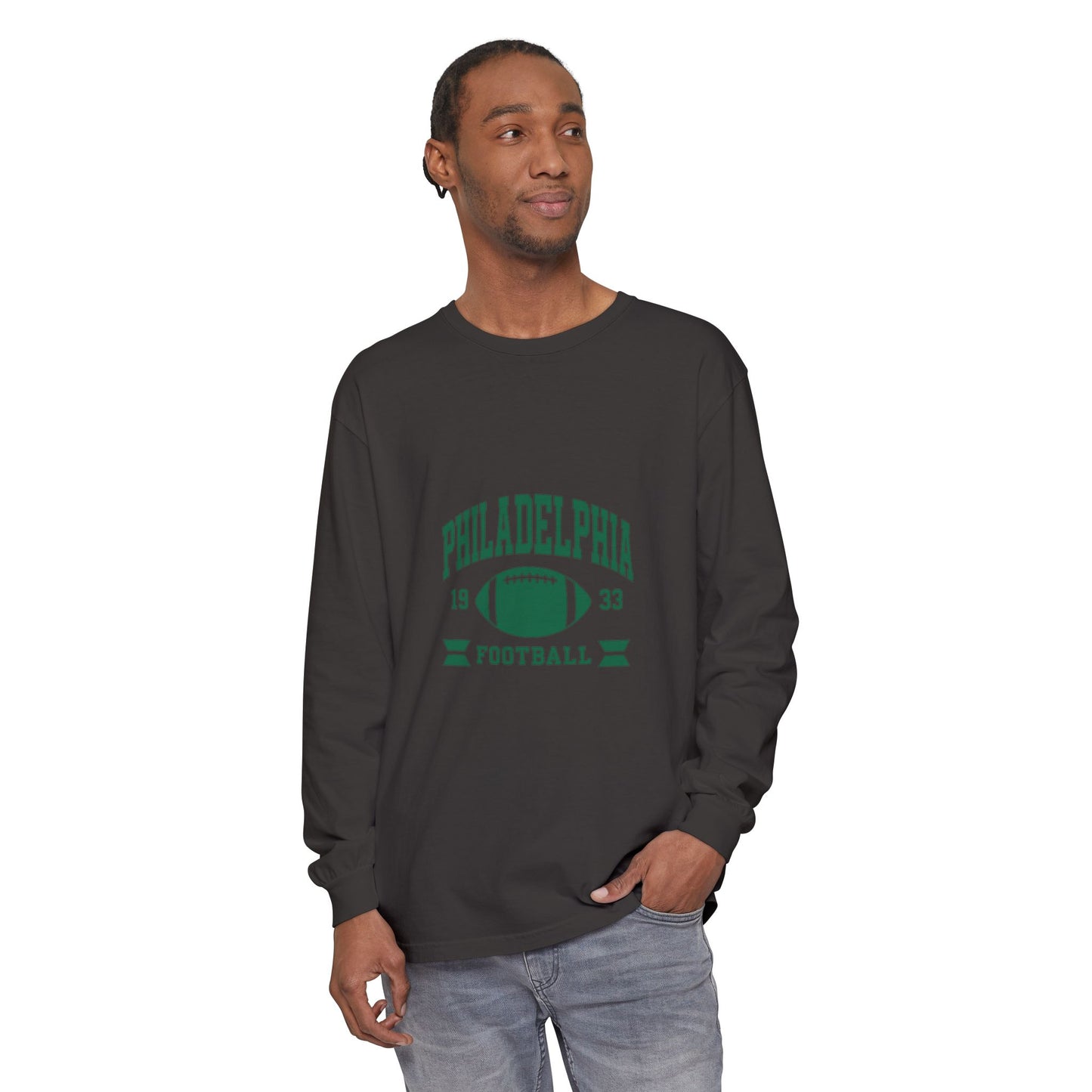 Vintage Philadelphia Football Long Sleeve T-Shirt