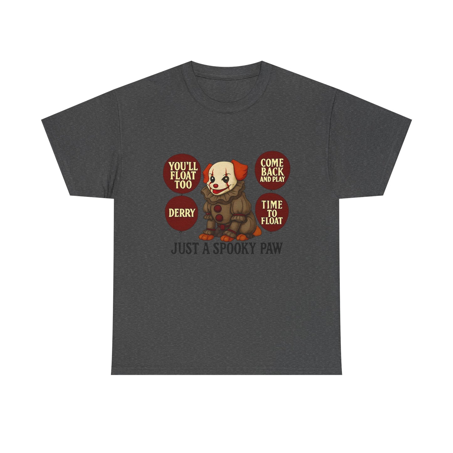 Spooky Dog Tee Clown Pup Pennywise