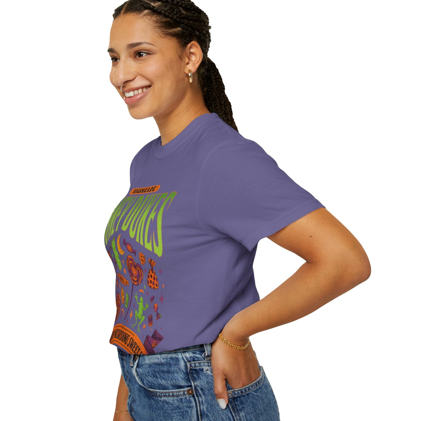 Honey Dukes Wizarding T-Shirt | Unisex Garment-Dyed Tee, Perfect for Fans, Gifts, Celebrations, Cosplay, and Everyday Wear