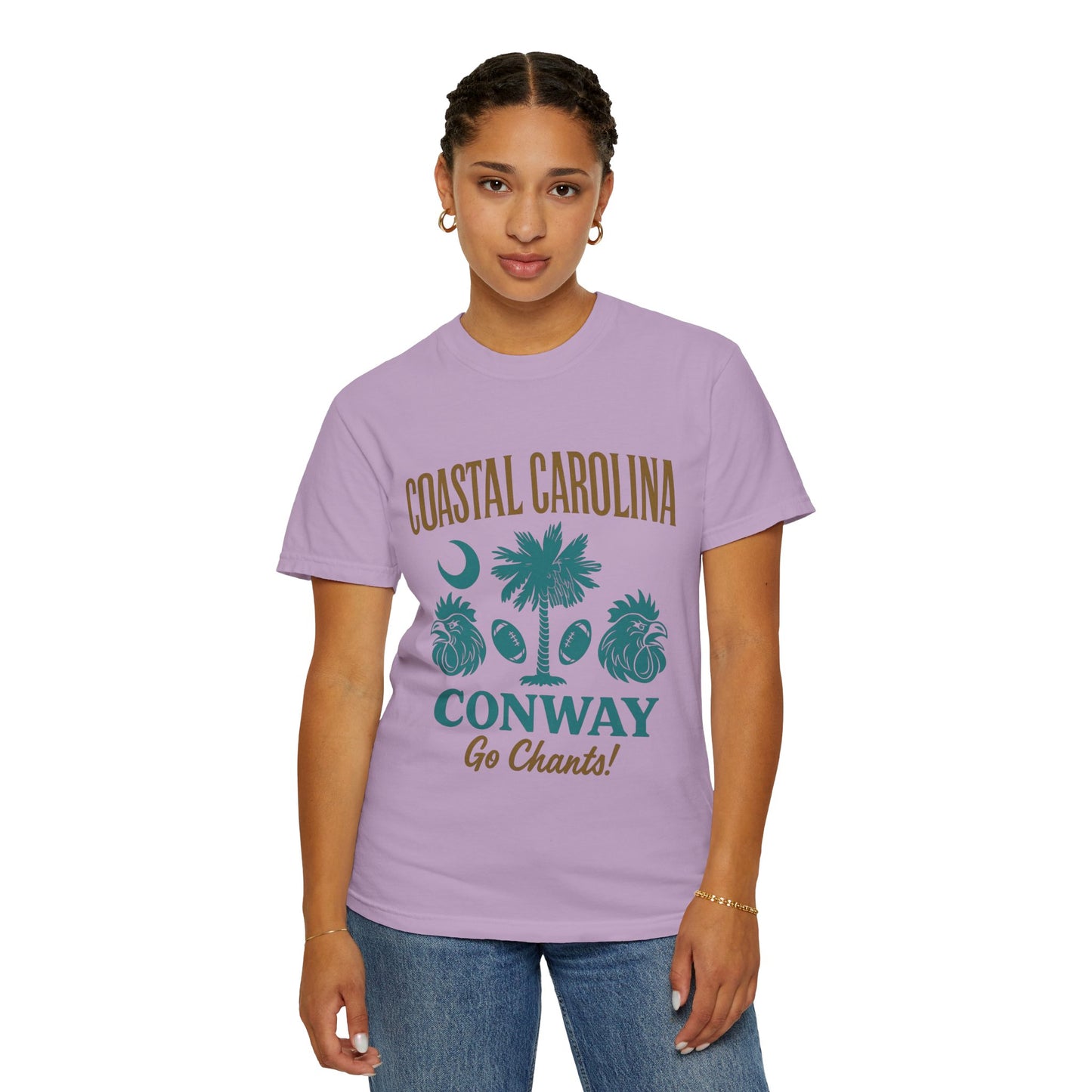 Go Chants T-Shirt, Unisex Garment-Dyed Tee, Beachwear, College Apparel, Summer Vibes