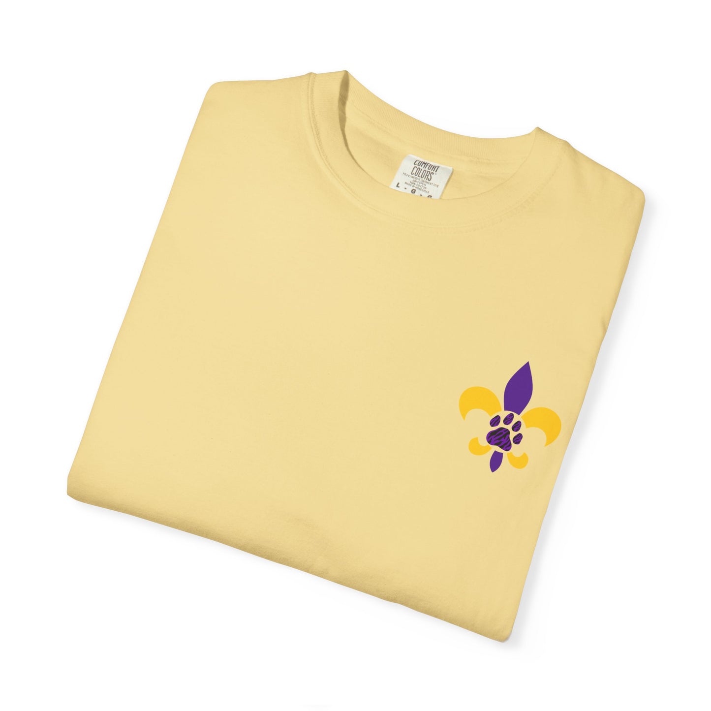 Baton Rouge Spirit T-Shirt - Unisex Garment-Dyed Tee for Game Day, College Football, Mardi Gras, Team Pride, Casual Wear