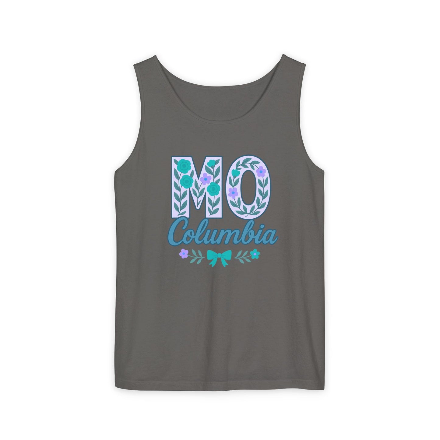 Missouri State Pride Tank Top, Unisex Summer Shirt, Columbia MO Graphic Tee, Comfort Colors, Graduation Gift
