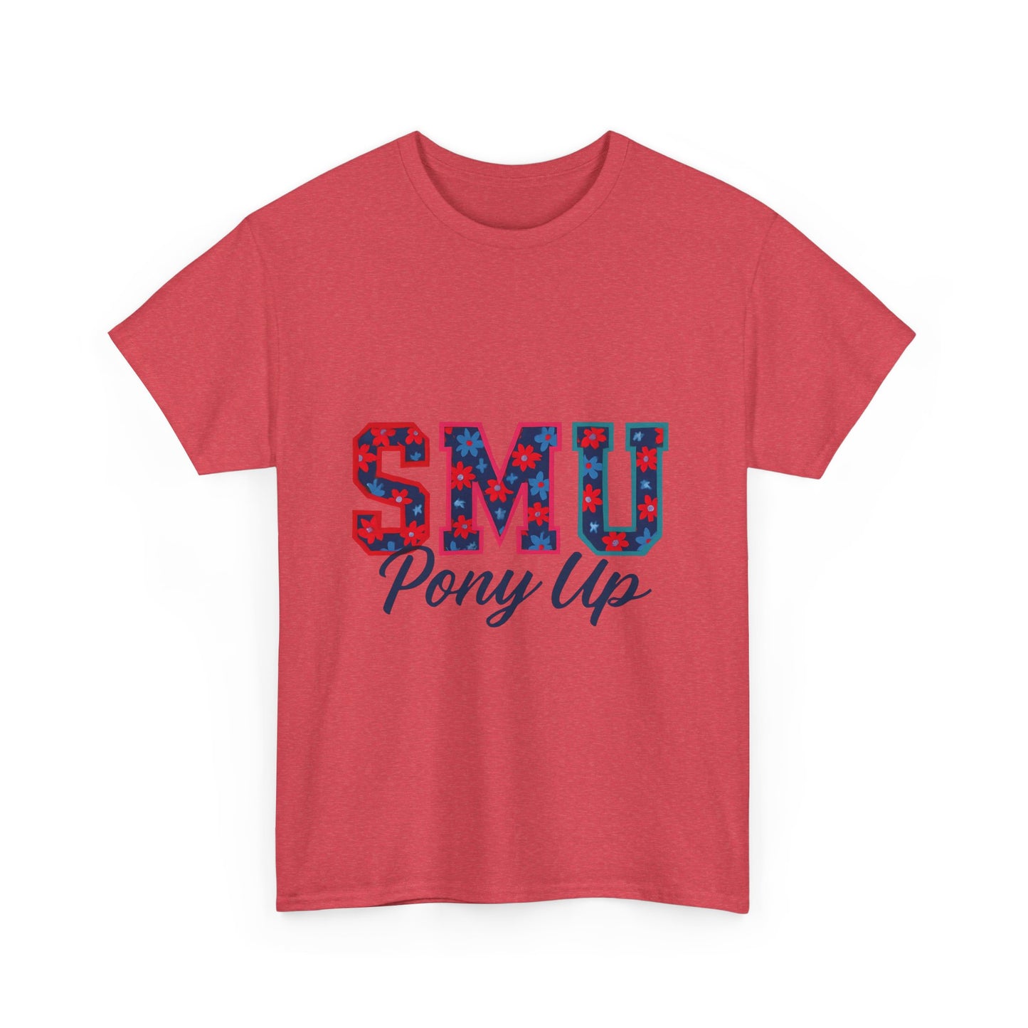 SMU Pony Up Unisex Heavy Cotton Tee, Casual Tees, College Apparel, Perfect Gift for Students, School Spirit Shirt, Comfortable Cotton [...]