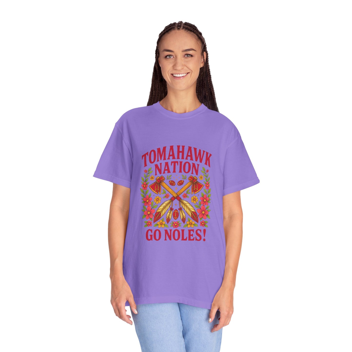Tomahawk Nation Unisex T-shirt | Go Noles Vintage Style Tee, Perfect for Game Day, College Spirit Wear, Football Fans, Sports Apparel