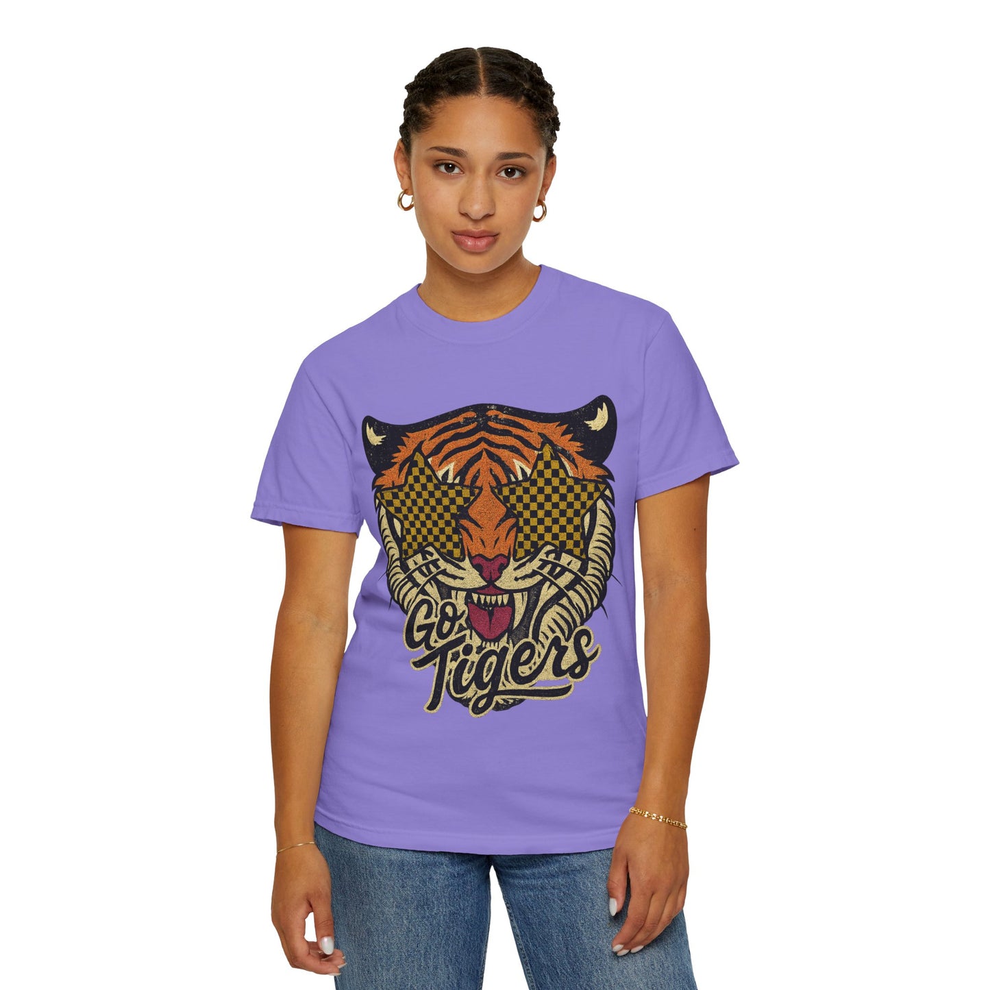Bold Tiger Graphic Unisex T-Shirt - Go Tigers Design for Missouri Lovers