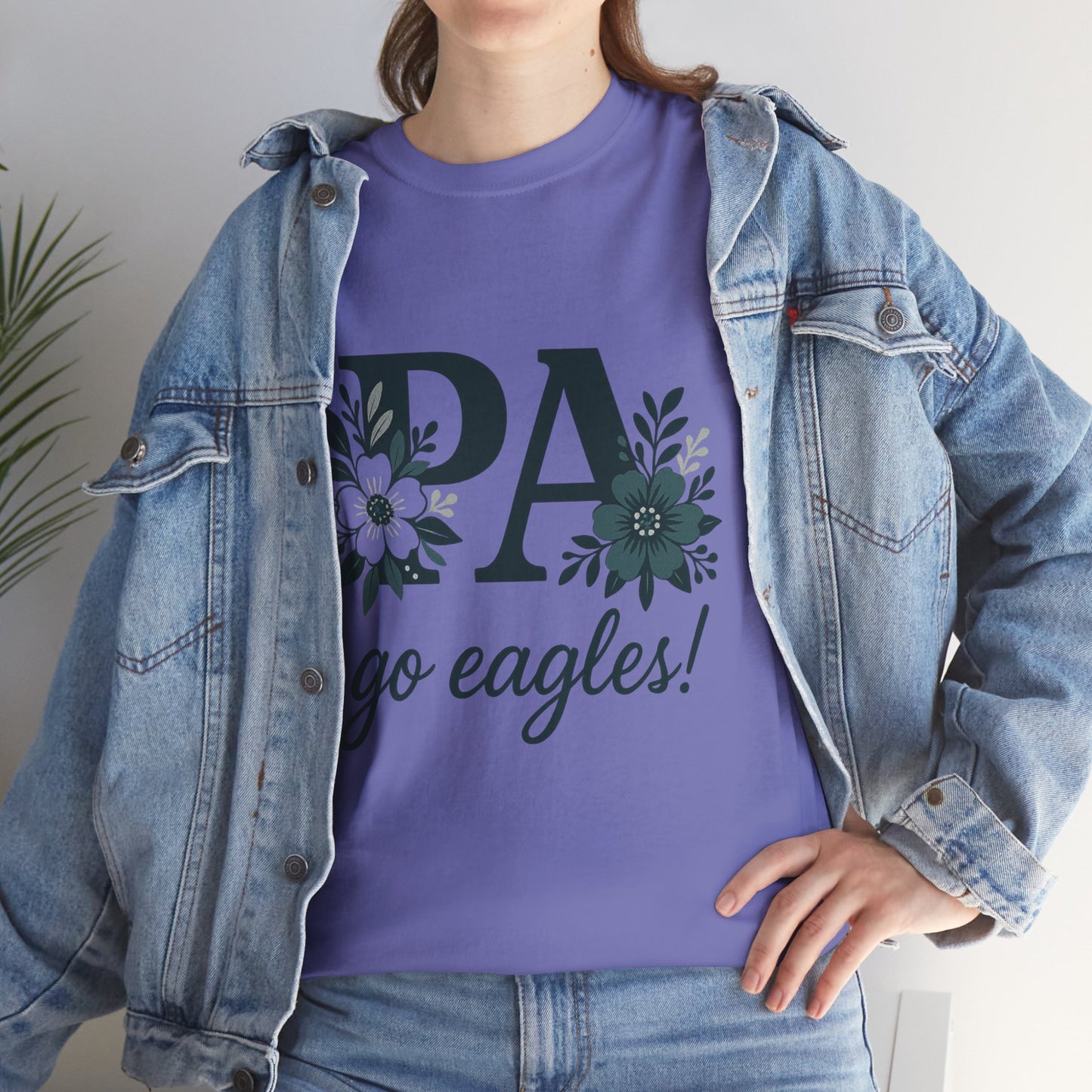 Floral PA Eagles Tee