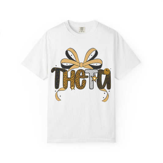 Theta Leopard Print Unisex T-shirt - Sisterhood Gift for Greek Life
