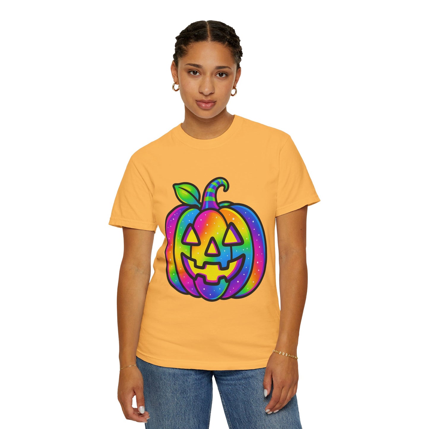 Colorful Pumpkin T-shirt for Halloween