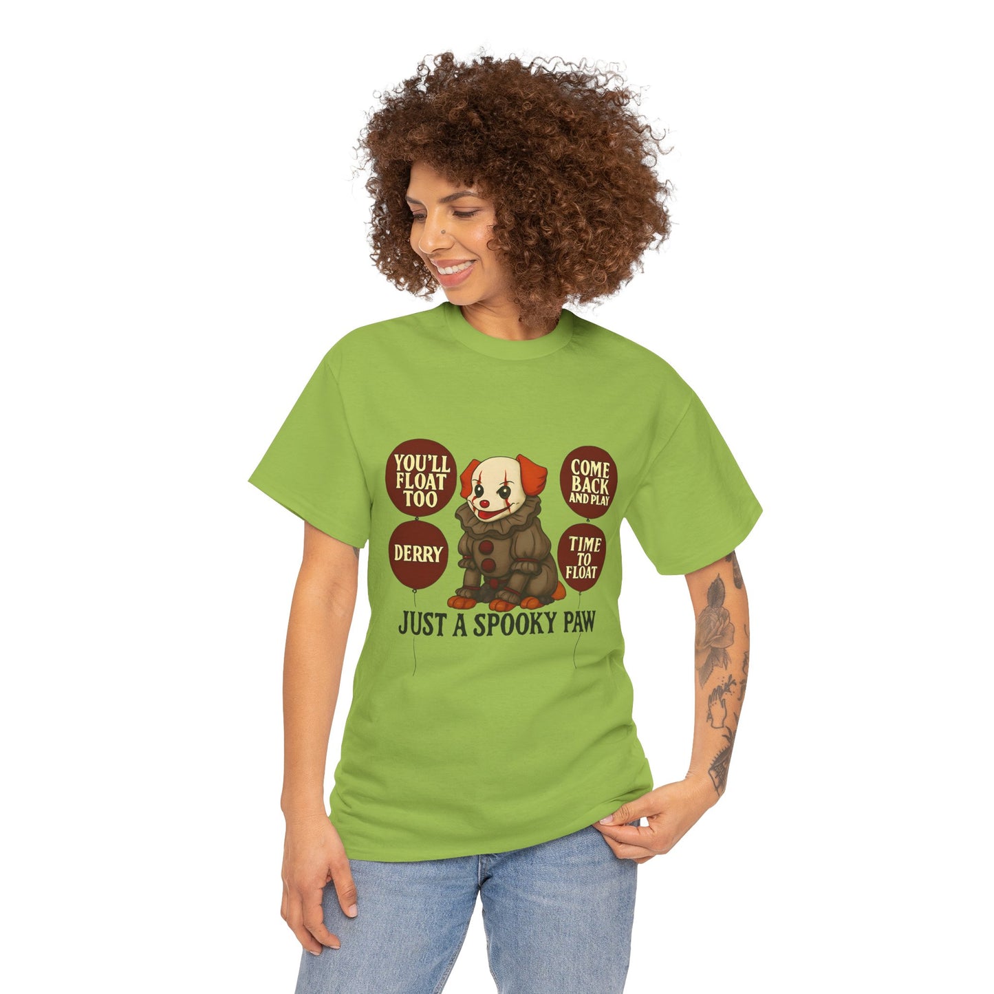 Spooky Dog Tee Clown Pup Pennywise