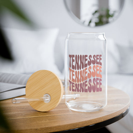 Tennessee Sipper Glass with Straw, 16oz - Eco-Friendly Drinkware for Hot & Cold Beverages, Perfect Gift for Tennessee Lovers, Summer [...]