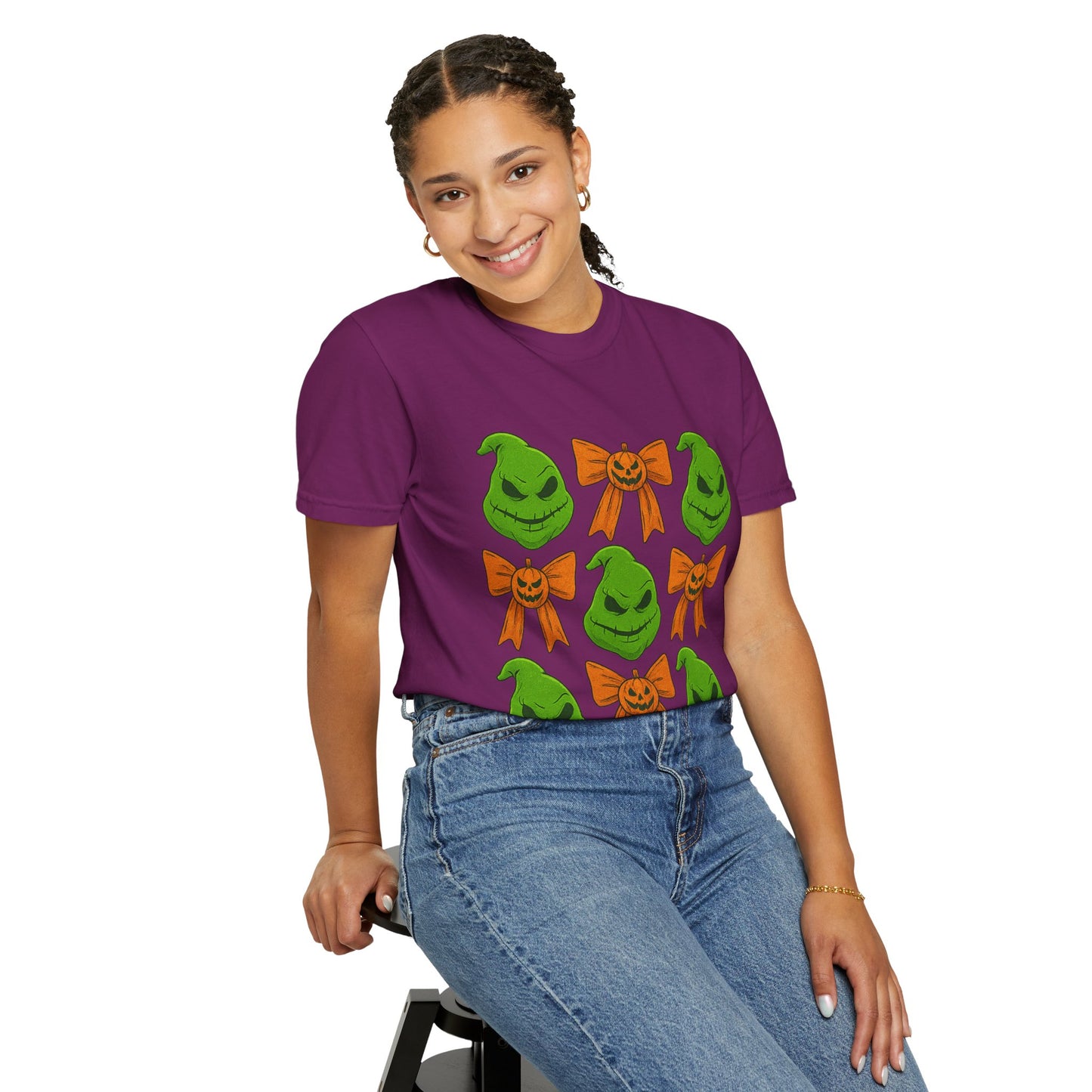 Oogie Boogie Holiday T-Shirt | Fun Gift for Christmas, Unisex Cotton Tee, Festive Apparel, Grinch Lovers, Green Character Design