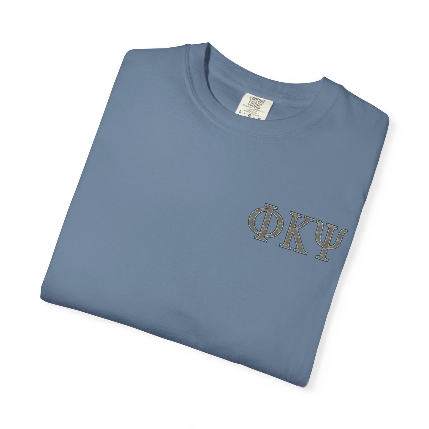 Unisex Garment-Dyed T-shirt with PiKappaPsi Design, Casual Tee, College Apparel, Greek Life Shirt, Unique Gift, Brotherhood T-shirt