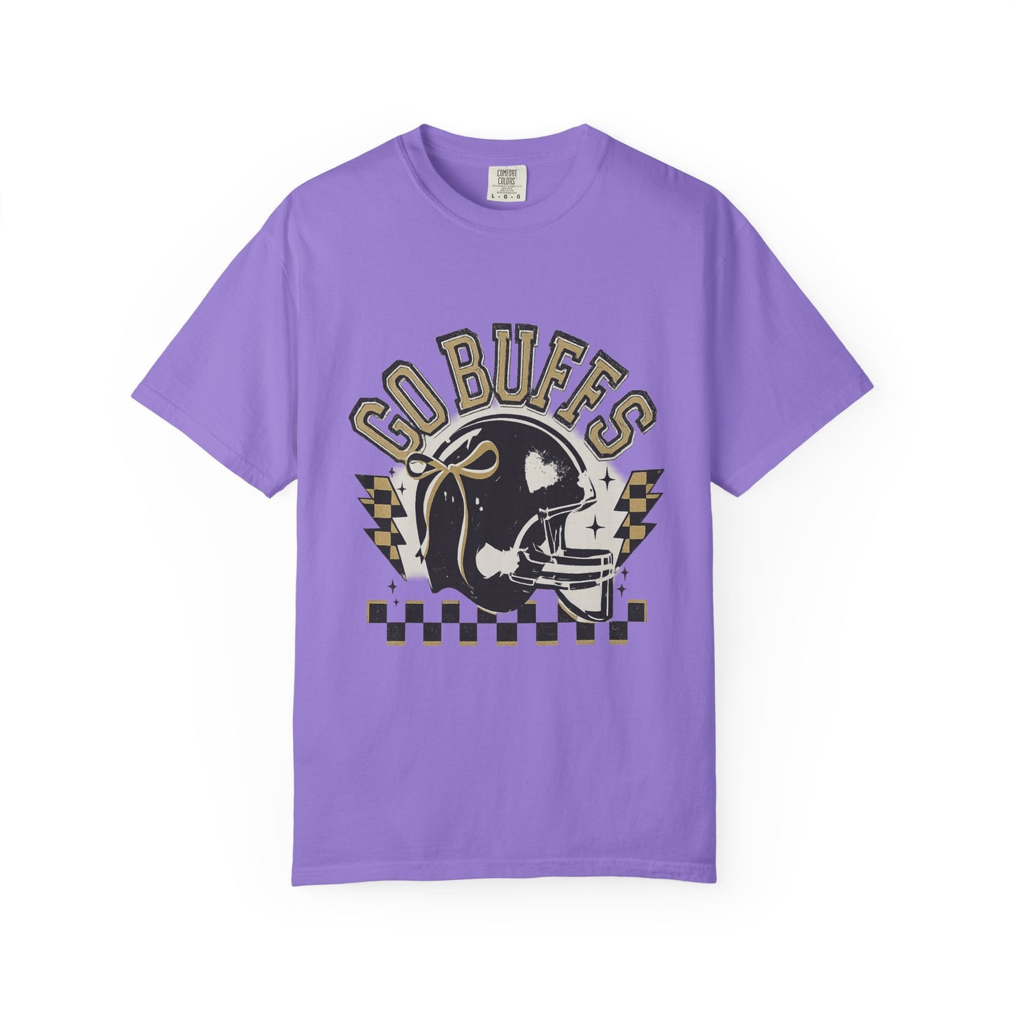 Vintage Sports Fan T-Shirt - Go Buffs Graphic Tee